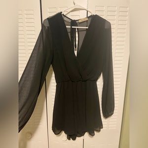 Sexy black romper